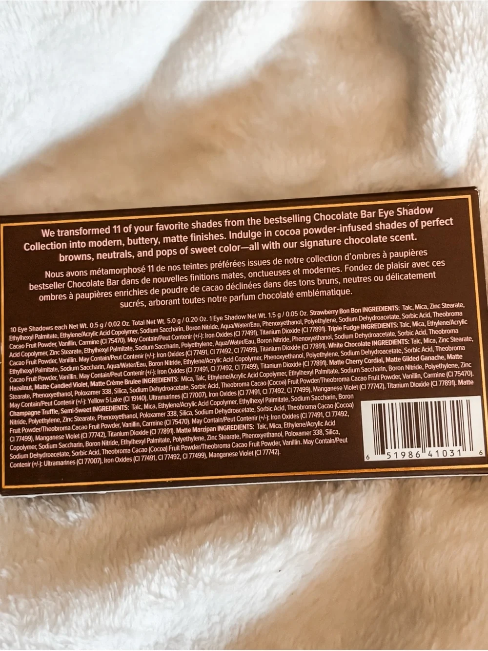 NIB! Too Faced Chocolate Chip Eyeshadow Palette